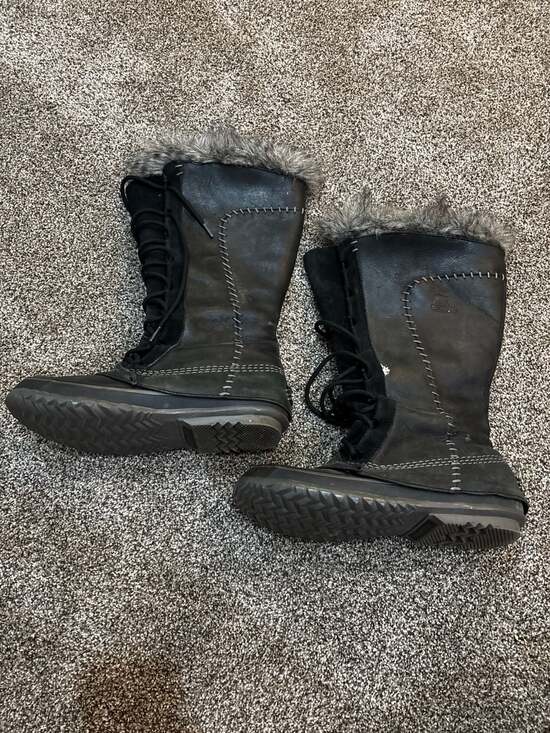 Sorel Shoes - Sorel Cate The Great Waterproof Suede Leather Fur-Lined Winter Boots